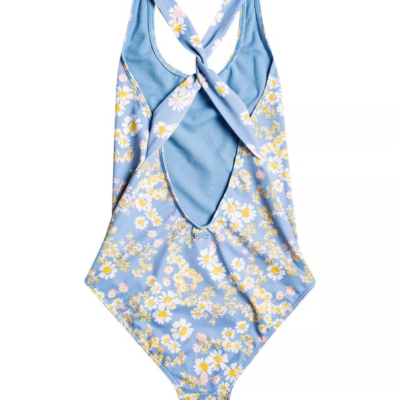 Roxy Girls 1 piece swimsuit sz 7 - Picture 3 of 6